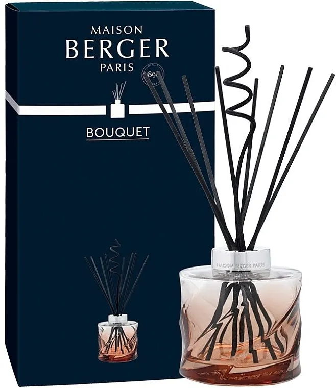 Maison Berger Spiral Bouquet Reed Diffuser Without Scent Aromadifuzor bez punjenja, 222 ml, jantarni