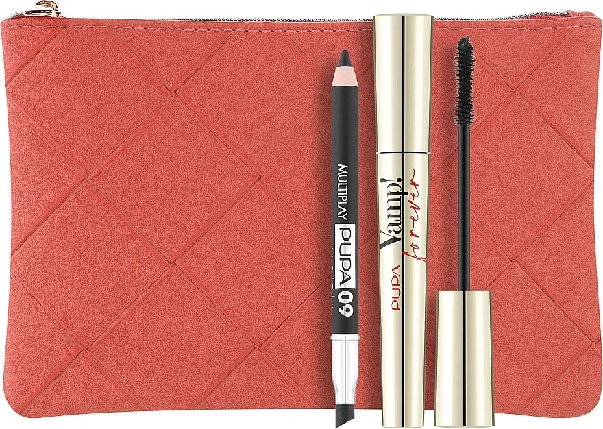Make-up set Pupa Kit Vamp! Forever &amp; Mini Multiplay (mascara/9ml + pencil/0.8g + bag)