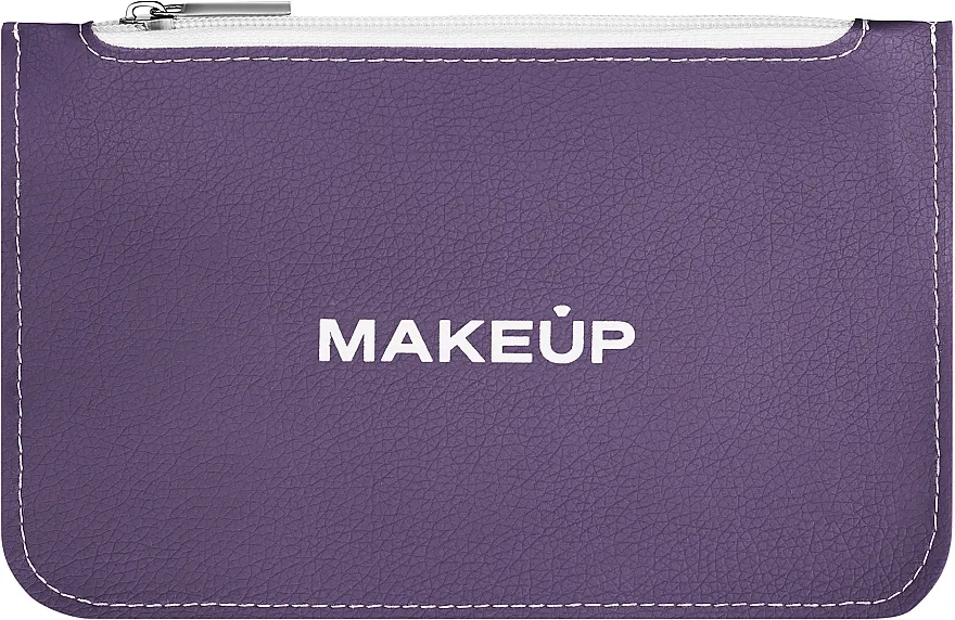 MAKEUP Cosmetic Bag Flat Purple Kozmetička torbica ravna, ljubičasta "Autograph"