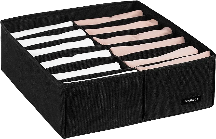 MAKEUP Drawer Underwear Organizer Black Luxure Impressive
