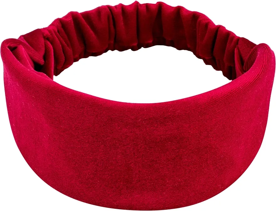 MAKEUP Hair Accessories Traka za glavu, velur ravna, crvena "Velour Classic"