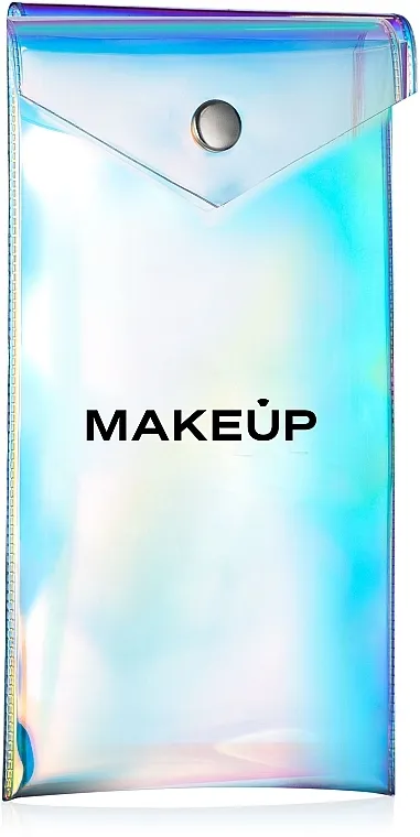 MAKEUP Kozmetička torbica za olovke prozirna "Holographic", 18x9cm