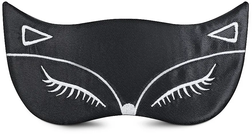 MAKEUP Maska za spavanje, crna "Tender Fox"