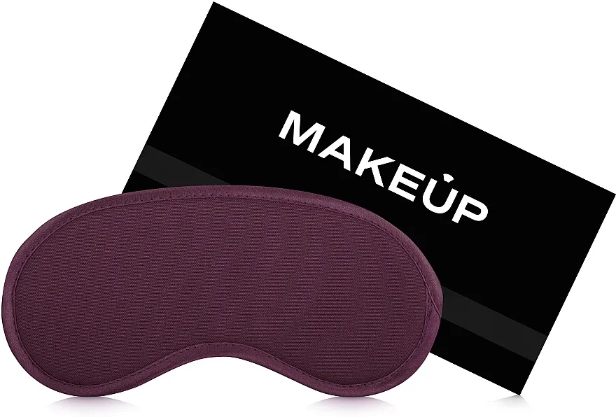 MAKEUP Maska za spavanje, marsala "Classic"