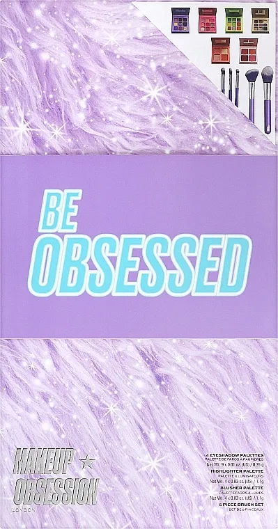 Makeup Obsession Be Obsessed Palette Vault Poklon set, 11 proizvoda