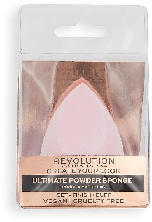 Makeup Revolution Create Your Look Ultimate Powder Sponge Spužvica za make-up, ružičasta