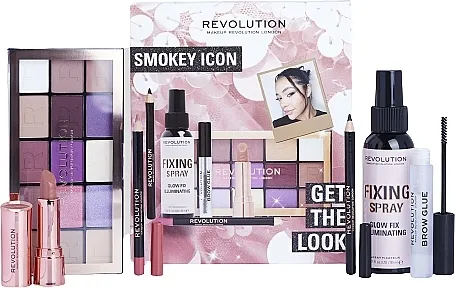 Makeup Revolution Get The Look Gift Set Smokey Icon Set, 6 proizvoda