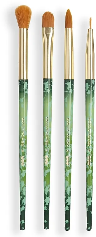 Makeup Revolution x DC Poison Ivy Brush Set Set četkica za šminkanje, 4 kom.