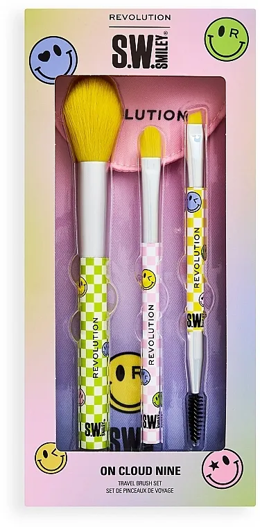 Makeup Revolution x S.W.Smiley On Cloud Nine Brush Set Set četkica za šminkanje