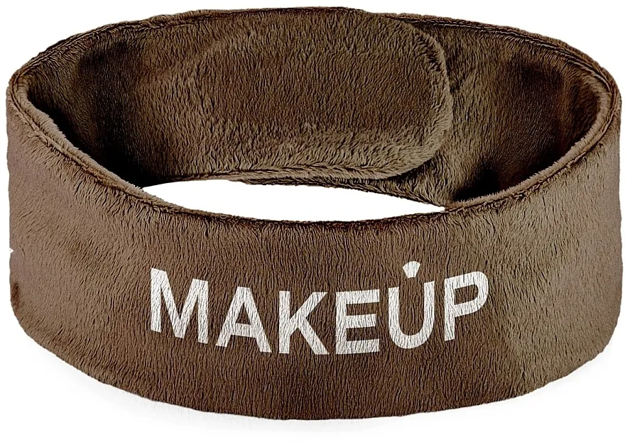 MAKEUP Spa Headband, camel Kozmetička traka za SPA, braon