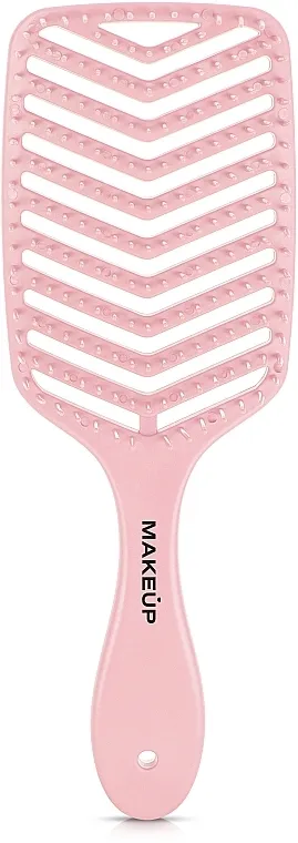 MAKEUP Superbrush Plus Roze-bela četka za kosu Set za šminkanje