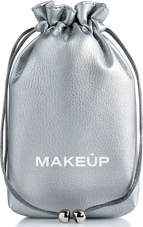 MAKEUP Torbica za kozmetiku srebrna "Pretty pouch"