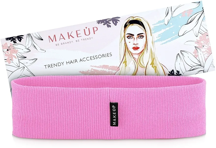 MAKEUP Traka za glavu, ružičasta "Be Beauty"