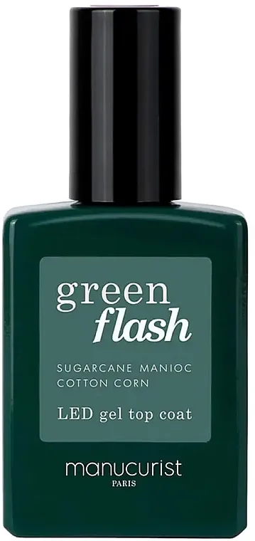 Manucurist Green Flash Top Coat Top za gel lak