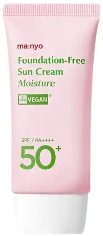 Manyo Foundation-Free Sun Cream Moisture SPF 50+ PA++++ Tonirajuća krema za zaštitu lica od sunca