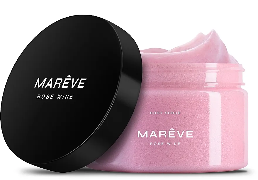 MAREVE Parfimisani piling za telo sa šimerom "Rose Wine"