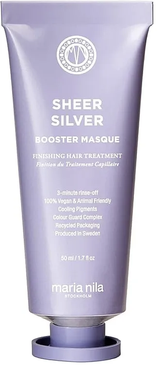Maria Nila Sheer Silver Booster Masque Maska protiv žutila ofarbanih kosa