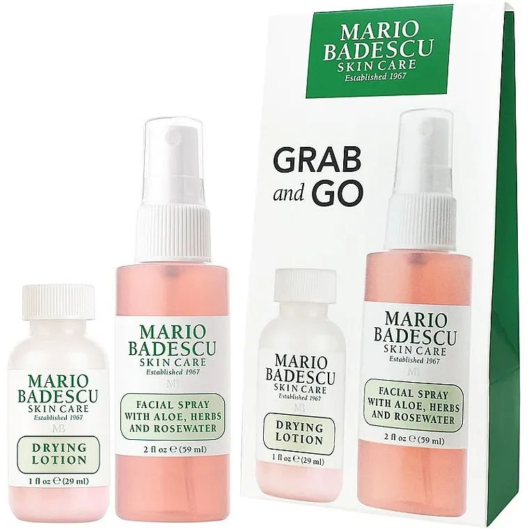 Mario Badescu Grab And Go Duo Set (lot/29ml + spray/59ml)