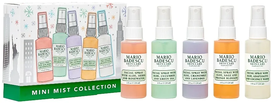 Mario Badescu Mini Mist Collection (f/spray 5 x 59 ml) Set