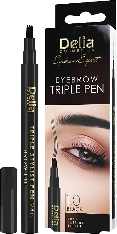 Marker za obrve Delia Cosmetics Eyebrow Triple Pen