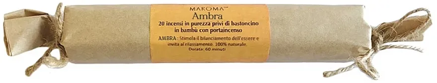 Maroma Bambooless Incense Ambra Prirodni tamjan Ćilibar