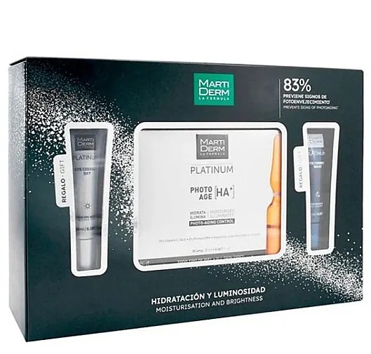 Martiderm Moisturisation&amp;Brightness Pack (ampolue/30pcs + cr/2 x 10ml) Set