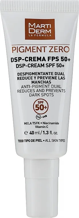 MartiDerm Pigment Zero DSP-Cream SPF 50+ Depigmentirajuća krema za lice