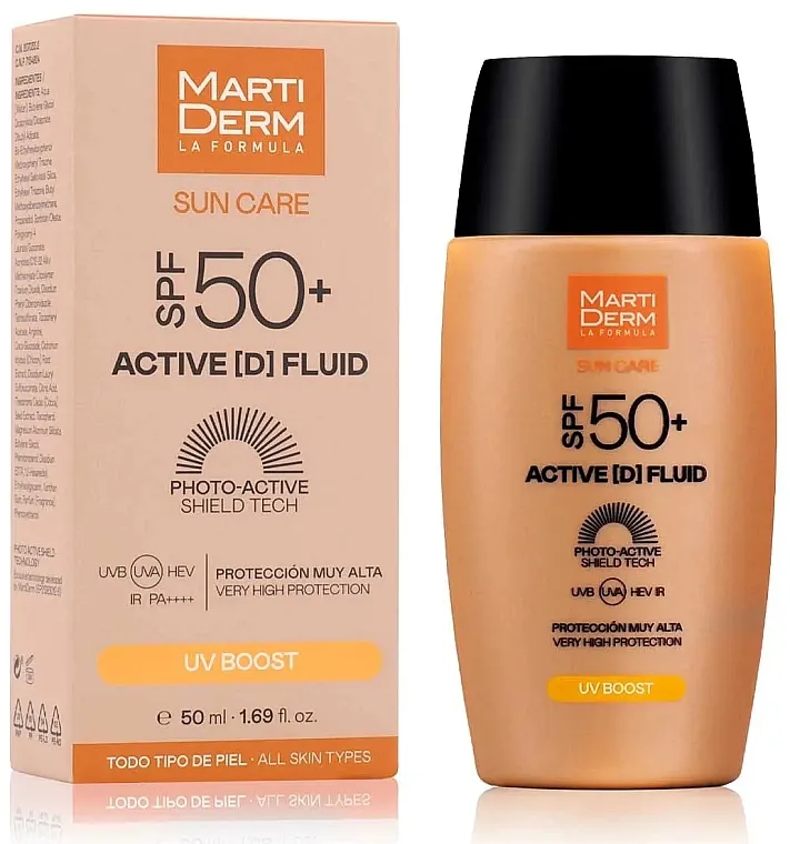 MartiDerm Sun Care Active (D) Fluid SPF 50+ Fluid za zaštitu od sunca