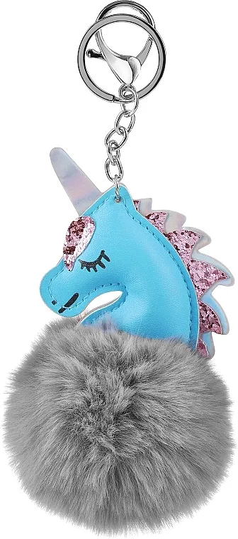 Martinelia Keychain Unicorn Puff Plišani privezak jednorog, plavi 2