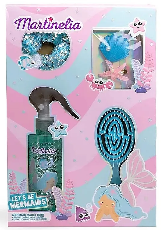 Martinelia Let’s Be Mermaids Mermaid Magic Detangling Hair Set Set, 5 proizvoda