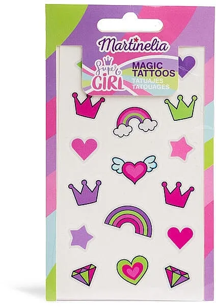 Martinelia Magic Tattoos Privremene tetovaže za decu "Super devojčica"
