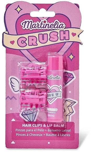 Martinelia Set šnala i balzama za usne, roze
