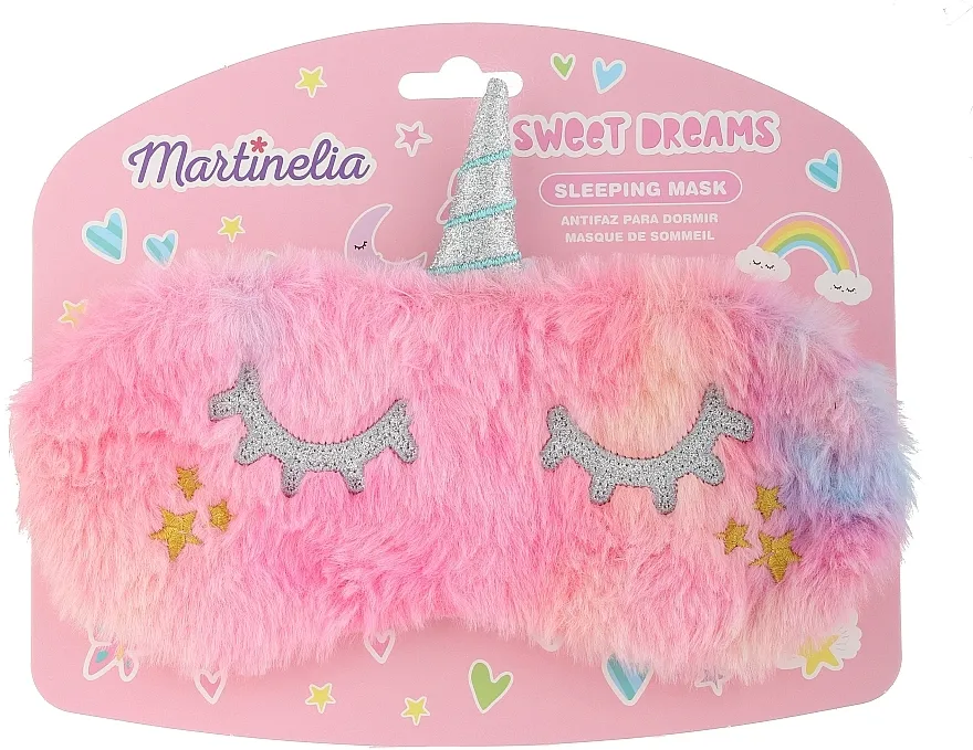 Martinelia Sweet Dream Sleeping Mask Maska za spavanje, roze sa plavim detaljima