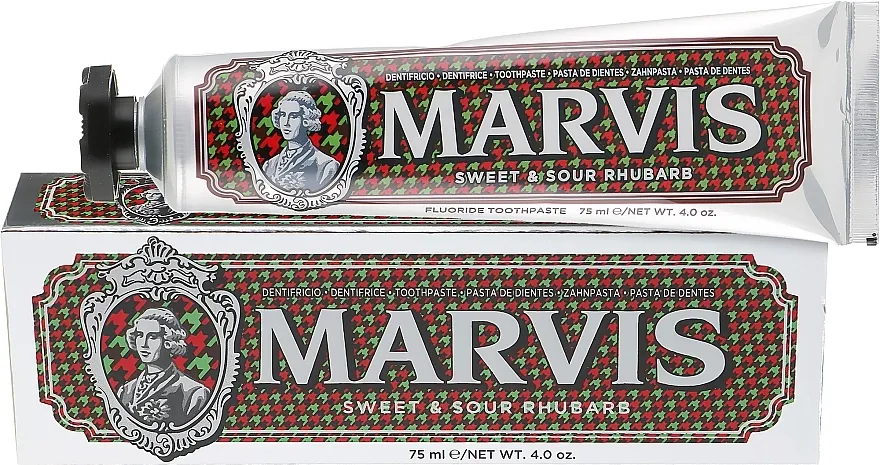 Marvis Sweet&amp;Sour Rhubarb Mint Toothpaste Pasta za zube "Rabarbara"