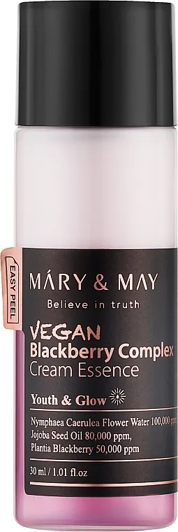 Mary &amp; May Vegan Blackberry Complex Cream Essence Kremasta antioksidativna hidratantna esencija (mini)