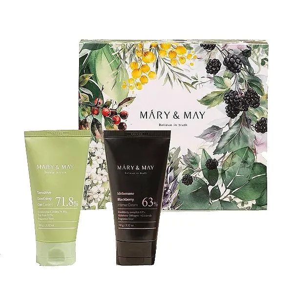 Mary&amp;May Rose Duo Set (cr/100g + gel/100g)