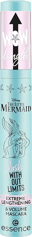 Maskara Essence Disney The Little Mermaid Lash Without Limits Extreme Lengthening &amp; Volume Mascara