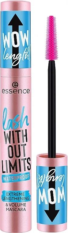 Maskara Essence Lash Without Limits Waterproof Extreme Lengthening &amp; Volume Mascara