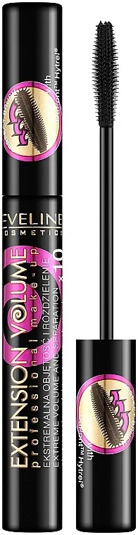 Maskara Eveline Cosmetics Extension Volume Professional False Definition&amp;Deep Carbon Mascara