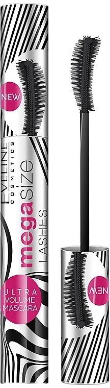 Maskara Eveline Cosmetics Mega Size Lashes Ultra Long Volume Mascara