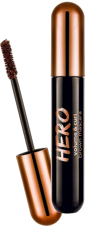 Maskara za volumen i uvijanje Flormar Hero Volume &amp; Curl Brown Mascara