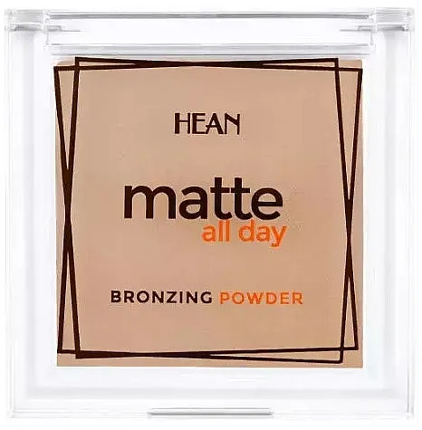Mat bronzer za konturiranje lica Hean Matte All Day Bronzing Powder
