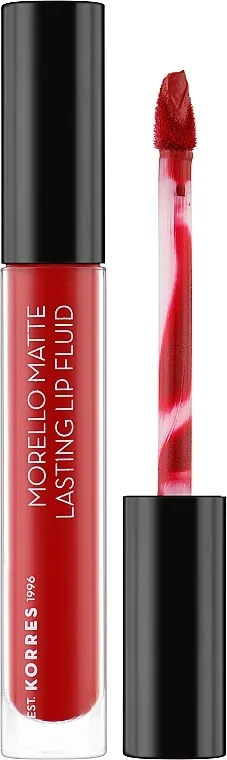 Mat fluid za usne Korres Morello Matte Lasting Lip Fluid