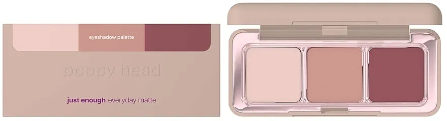 Mat paleta senki za oči Poppy Head Just Enough Everyday Matte