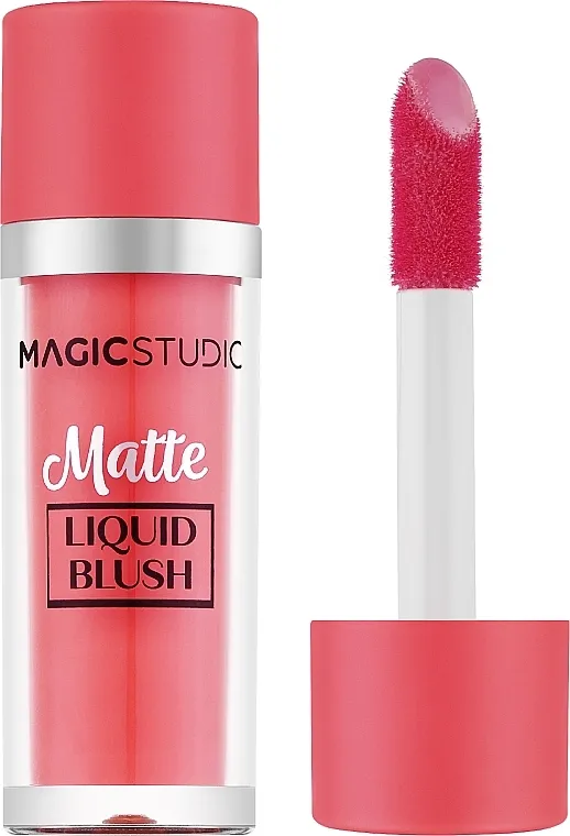 Mat tečni rumenilo za obraze Magic Studio Matte Liquid Blush