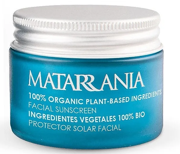 Matarrania 100% Organic Face Sunscreen SPF50 Krema za lice sa zaštitom od sunca