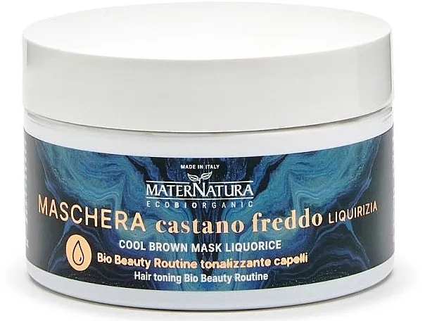 MaterNatura Cool Brown Mask Tonirajuća maska za kosu