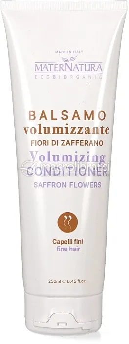 MaterNatura Volumizing Conditioner Saffron Flowers Regenerator za povećanje volumena kose sa šafranovim cvetovima