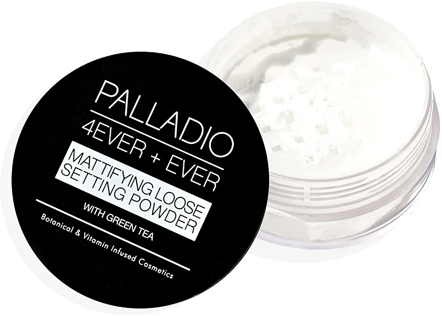 Matirajući puder Palladio 4 Ever+Ever Mattifying Loose Setting Powder