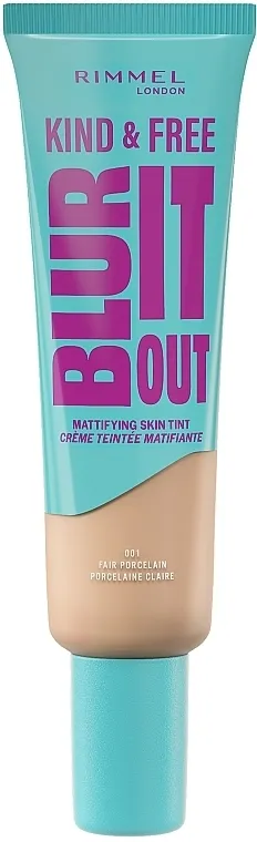 Matirajući puder Rimmel Kind &amp; Free Blur It Out Mattifying Skin Tint